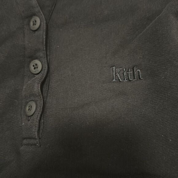 Kith black Buttondown crewneck XS - Picture 1 of 5